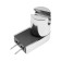 Bowle holder Zein Z90, adjustable, plastic, chrome
