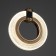 Lamp Bayerlux "Olyms" 1xLED 18W gold 18x2x20-210 cm