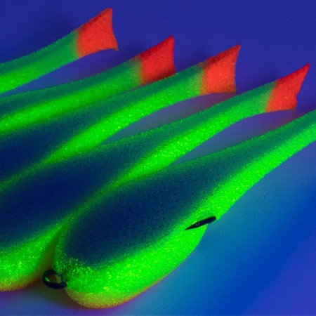 Yaman foam fish on a double, 140 mm, color 26 UV, 5 pcs.-3