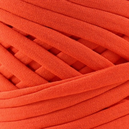 Knitted yarn, width 7-9 mm, 100m/295 gr ± 10% (15 - orange)-2