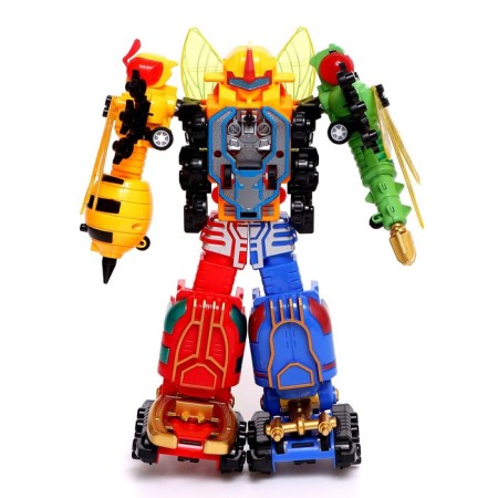 A set of inertial robots “Team of insects”, transforms, gather in one robot-2