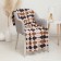 Romb blanket 150x200cm, brown, fleece 150g/m, PE100%
