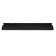 Metal shelf 490x70 mm for storage on a perforated panel, black