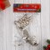 Decoration Christmas tree "bird" radiance 9.5x16 cm, gold