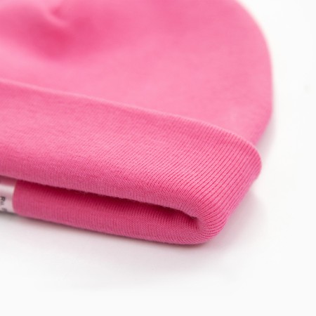 Children's hat, color is bright pink, size 46-48-1