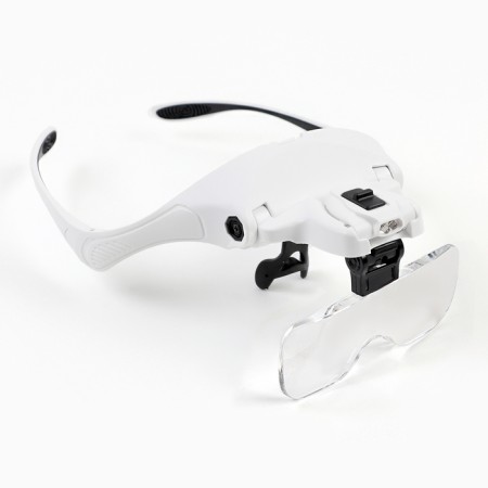 Binocular-binocular lupa 1-3x, with backlight, 5 lenses included, 3 AAA-1
