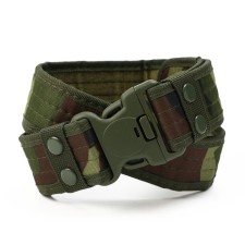Tactical belt, 130 cm, width 5 cm, camouflage Woodland