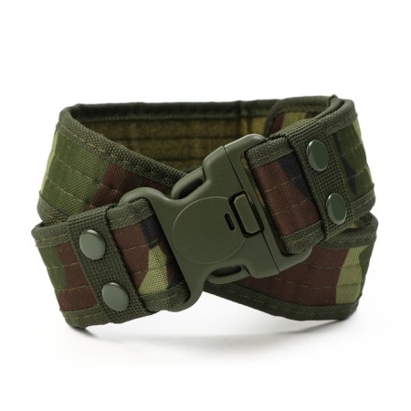 Tactical belt, 130 cm, width 5 cm, camouflage Woodland