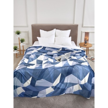 Topaz blanus, size 200x220 cm, blue color-8
