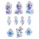 Set for creativity "Create your decoration, Elsa and Anna", make 10 charm with your own hands, cold heart, Disney