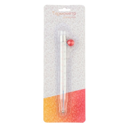 Thermometer, culinary thermometer, food "for the kitchen", from 20 to 200 ° C, 20 cm x 1.5 cm-1