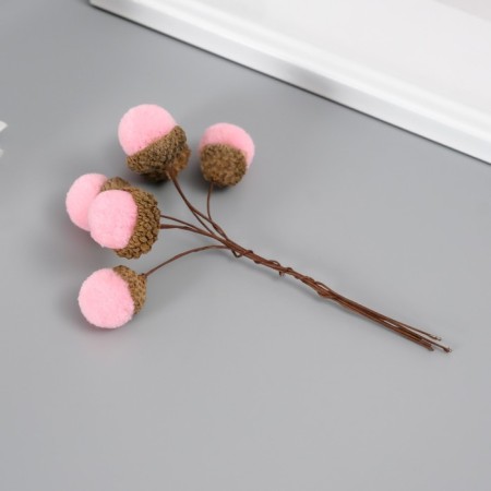 Flowers for decorating "Clat" pink 1 bouquet = 6 branches d = 2 cm 11 cm-1