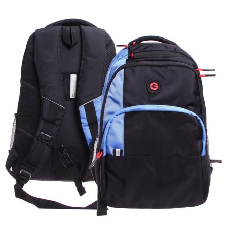 Youth backpack 45 x 32 x 23 cm, ergonomic back, laptop department, Grizzly