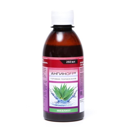 Ready rinse for the Anginoff oral cavity with eucalyptus, 250 ml-1