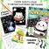 Gift set of books 4 in 1 "Anime-Box": engravings + stickers + keychain + icon