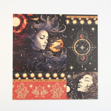 A set of paper for scrapbooking “Cosmos inside”, 12 sheets, 30.5 x 30.5 cm, 180 g/m²-19
