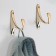 Furniture hook Cappio Standart, one -rod, gold