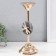 Summary metal per 1 candle d = 2.2 cm "Dragonfly" gold 11.5x11.5x29 cm