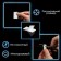 Bilateral self -adhesive holders of the tundra, 33x15 mm, white color, 16 pcs.