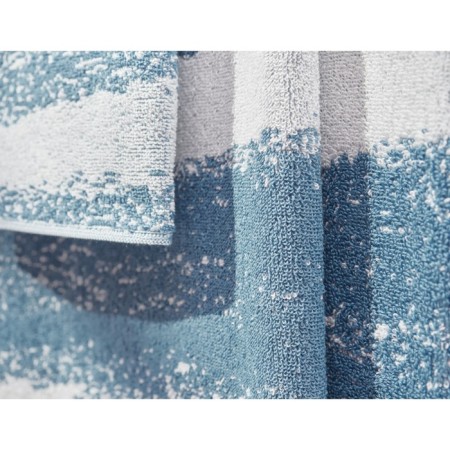 Tmachry Guten Morgen Grunge, 650 gr, size 70x130 cm, blue color-3