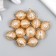 Decor for creativity Metal "Pearl ball in the spring" gold 1.4x1.4x1.4 cm