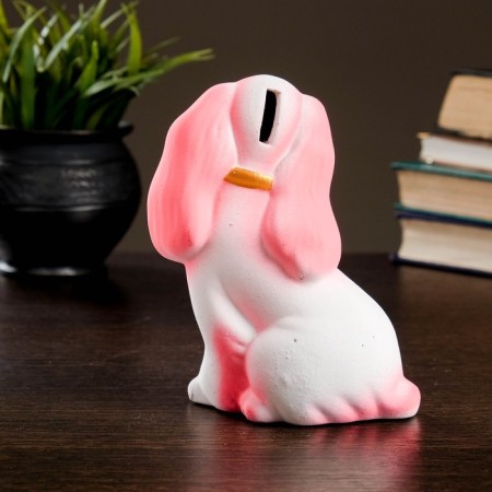 Poodle "Poodle" Pink, 11x7x14cm-2