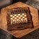 Hand-handed chess-wagon-work "Universal", with a pen, 50x27 cm, an array of walnut, Armenia