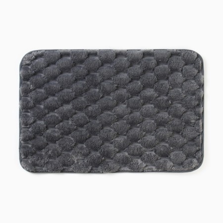 Bathroom mat Ethel "Rombs", col. Gray, 40x60 cm