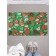 Fully rug in the hallway "gingerbread", size 45x75 cm