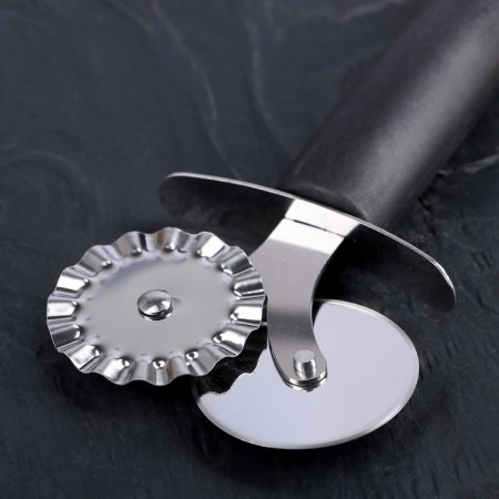 Pizza knife “Chile”, 18.5 cm, black color-1