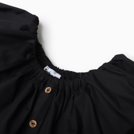 Children's dress KAFTAN "Cute", size 30 (98-104cm), black-5
