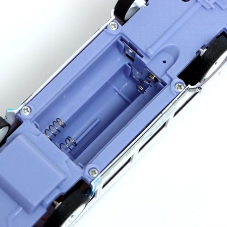 Radio -controlled bus "City", 1:40, works from batteries, white color-3