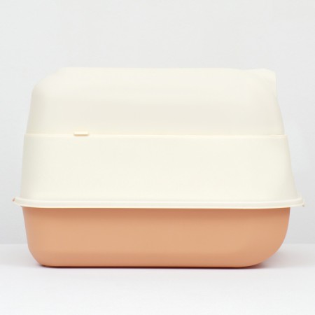 The toilet is closed with a folding top of 36 x 51 x 34 cm, orange-6