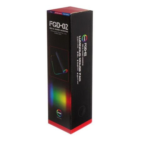 Mouse mat, 60x35x0.3 cm, with backlight RGB, USB, black-14