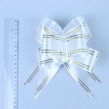 Baltic Babochka No. 5 "Golden Strips", white-1