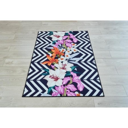 Rosetta Dzhtal carpet, size 100x150 cm, print zigzag-1