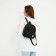 School backpack of artificial leather with Korgi pocket 27x23x10 cm