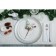 Glass Plane Link Magistro "Burleske", d = 33 cm, silver color