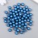 A set of plastic beads "Astra" coating AB (imitation of pearls), plastic, 8mm, 25 g, blue 944197