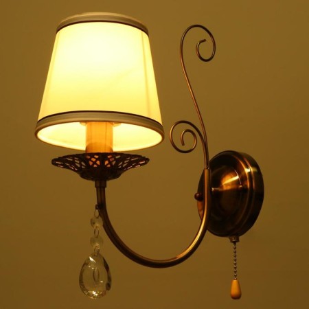 Bra "Gloria" 1x40W E14 bronze 20x15x35 cm.-2