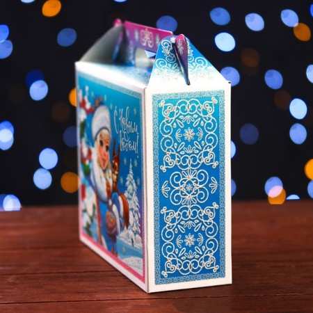 Gift box "Happy New Year!" 17.3 x 6.5 x 15 cm-2