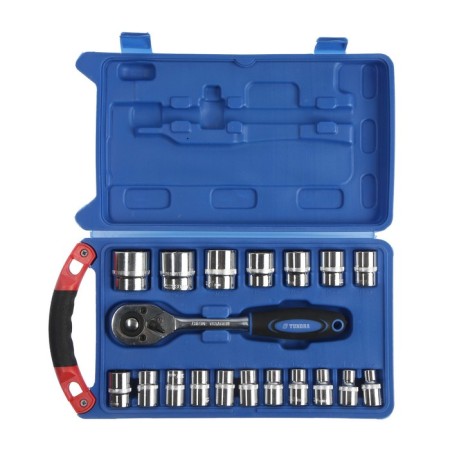 A set of tools in the case of the tundra, automobile, 1/2 ", 19 items 482237-1