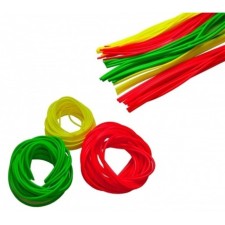 Cambrick-blood, fluorescent, d = 3.0x4.0 mm, 1 m, 10 pcs, green color