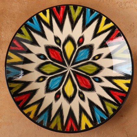 Largan Rishtan ceramics "Atlas", 41 cm, multi -colored-1