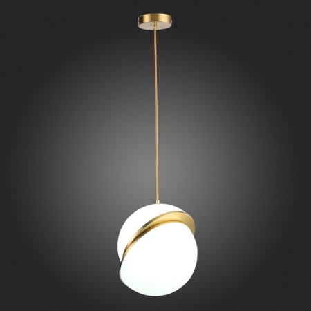 Suspension lamp ST LUCE. SL1164.313.01. Laico. 1x60 W, E27, 25x25x30 cm, brass color-2