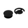 The holder-stand pops for the phone Luazon, with a mount, black