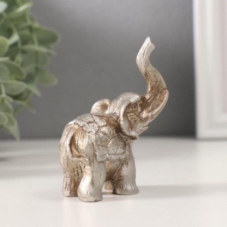 Polystone souvenir "Minik Elephant in Popone-Cheshui" 8x6.5x3 cm-1