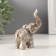 Polystone souvenir "Minik Elephant in Popone-Cheshui" 8x6.5x3 cm