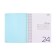 Notebook 24 sheets of the Cage "Color Geometry", cover coated cardboard, rounded corners, mix
