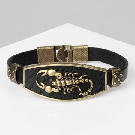 Unisex "Atlant" Scorpio, black color with black gold, 22 cm